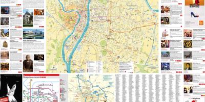 Lyon turizmo informacijos žemėlapyje